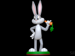 Bugs Bunny - Looney Tunes 3D 프린트 모델