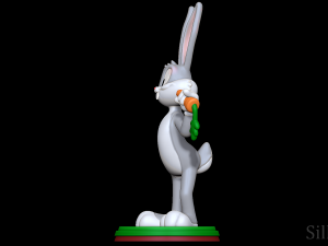 Bugs Bunny - Looney Tunes 3D 프린트 모델