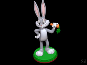Bugs Bunny - Looney Tunes 3D Print Model