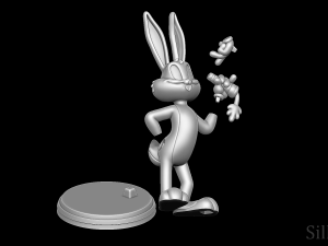 Bugs Bunny - Looney Tunes 3D 프린트 모델