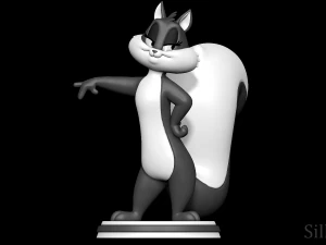 ペネロープ・プッシーキャット - ルーニー・テューンズ 3Dプリントモデル