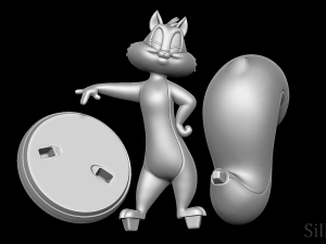 Penelope Pussycat - Looney Tunes 3D Print Model