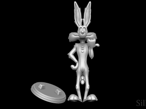 Wile E Coyote - Looney Tunes 3D प्रिंट मॉडल