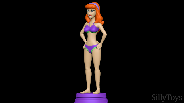 Daphne Blake Swimsuit Scooby Doo 3D in 3DExport