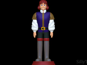 Принц Дерек &ndash; Принцесса-Лебедь 3D Принт Модель