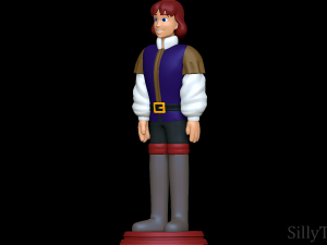 Prince Derek - The Swan Princess Model Cetak 3D