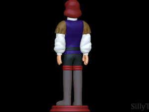 Prince Derek - The Swan Princess Model Cetak 3D