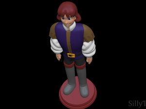 Prince Derek - The Swan Princess Model Cetak 3D