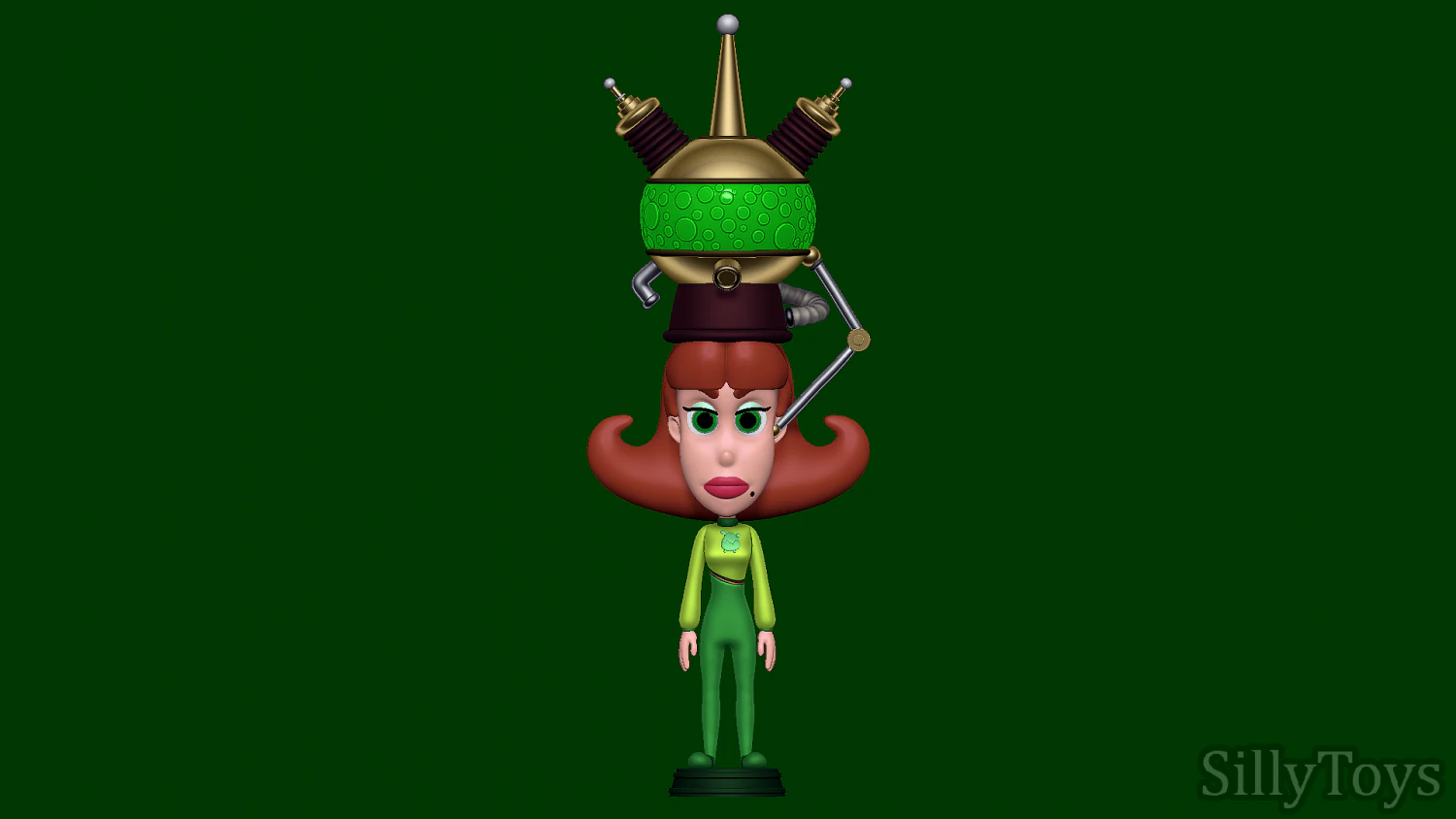 Judy Neutron - Jimmy Neutron 3D Print Model .c4d .max .obj .3ds .fbx .stl .blend 