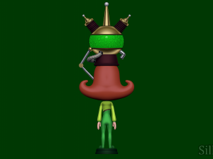 Judy Neutron - Jimmy Neutron 3D 프린트 모델