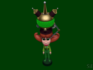 Judy Neutron - Jimmy Neutron 3D 프린트 모델