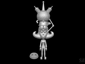 Judy Neutron - Jimmy Neutron 3D 프린트 모델