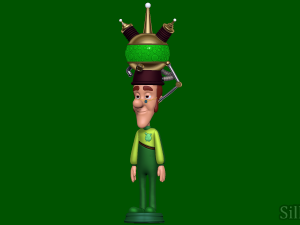 Hugh Neutron - Jimmy Neutron 3D Druckmodell