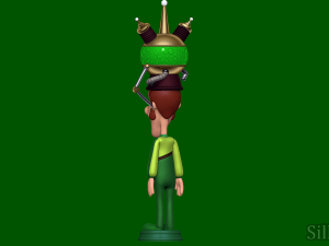 Hugh Neutron - Jimmy Neutron 3D Druckmodell