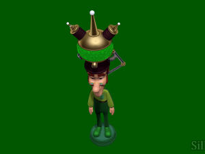 Hugh Neutron - Jimmy Neutron 3D Druckmodell