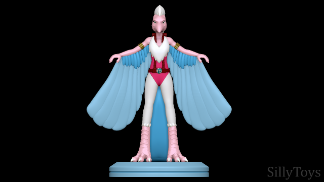 Teryx - Dinosaucer 3D 프린트 모델 .c4d .max .obj .3ds .fbx .stl .blend 