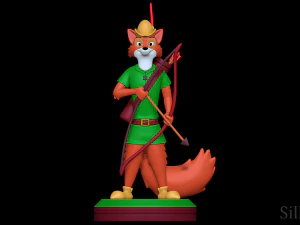Robin Hood - Robin Hood 1973 3D Baskı Modeli