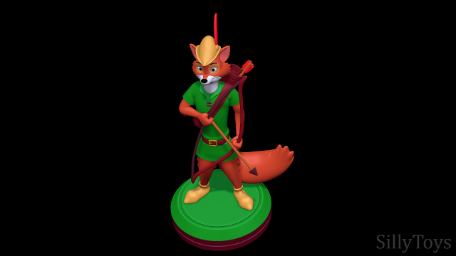 Robin Hood Robin Hood 1973 3D Druckmodell in Tiere 3DExport