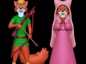 Robin Hood - Robin Hood 1973 Modelo de Impressão 3D