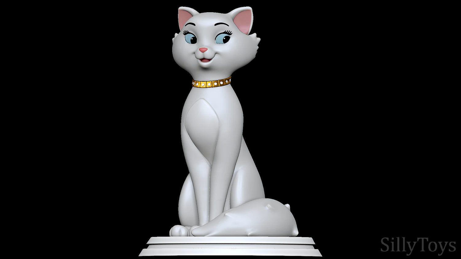 Duchessa - Gli Aristogatti Modello di stampa 3D .c4d .max .obj .3ds .fbx .stl .blend 