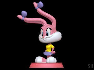 Babs Bunny - Tiny Toon Adventures 3D-printmodel