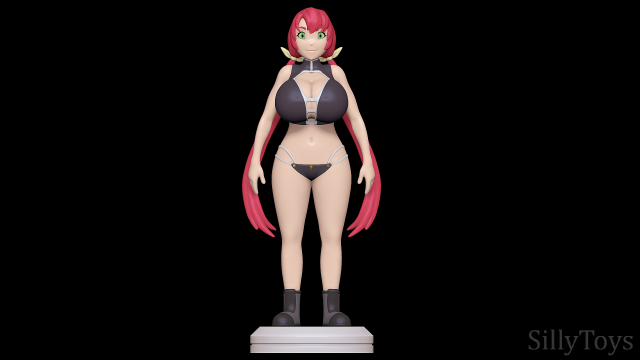 Kuromaru manpuku - Kandagawa Jet Girls 3Dプリントモデル .c4d .max .obj .3ds .fbx .stl .blend 