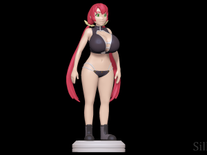 Kuromaru manpuku - Kandagawa Jet Girls 3Dプリントモデル