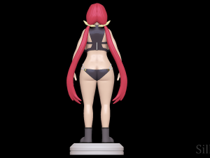 Kuromaru manpuku - Kandagawa Jet Girls 3Dプリントモデル