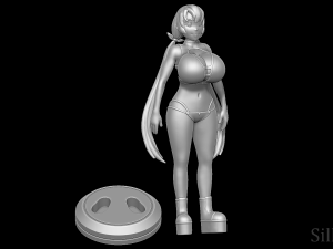 Kuromaru manpuku - Kandagawa Jet Girls 3Dプリントモデル