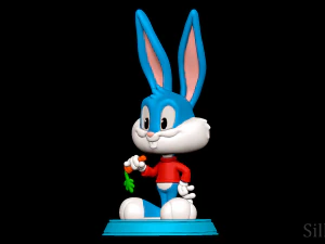 Buster Bunny - Tiny Toon Adventures 3D Print Model