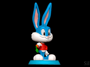 Buster Bunny - Tiny Toon Adventures 3D Print Model