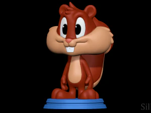 Esquilo Skippy - Animan&iacute;acos Modelo de Impressão 3D