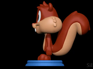 Esquilo Skippy - Animan&iacute;acos Modelo de Impressão 3D