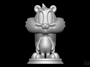 Esquilo Skippy - Animan&iacute;acos Modelo de Impressão 3D