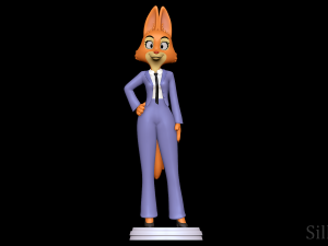 Diane Foxington - The Bad Guys 3D 打印模型