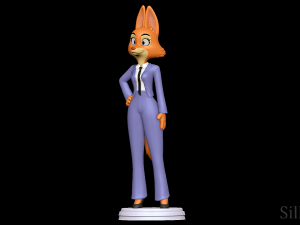 Diane Foxington - The Bad Guys 3D Print Model