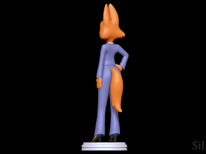 Diane Foxington - The Bad Guys 3D Print Model