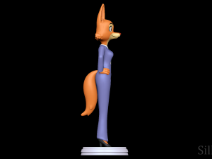 Diane Foxington - The Bad Guys 3D Print Model