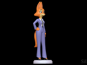 Diane Foxington - The Bad Guys 3D Print Model