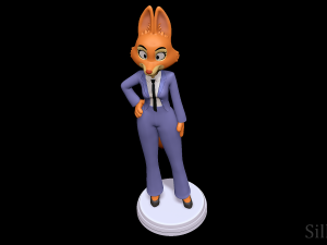 Diane Foxington - The Bad Guys 3D Print Model