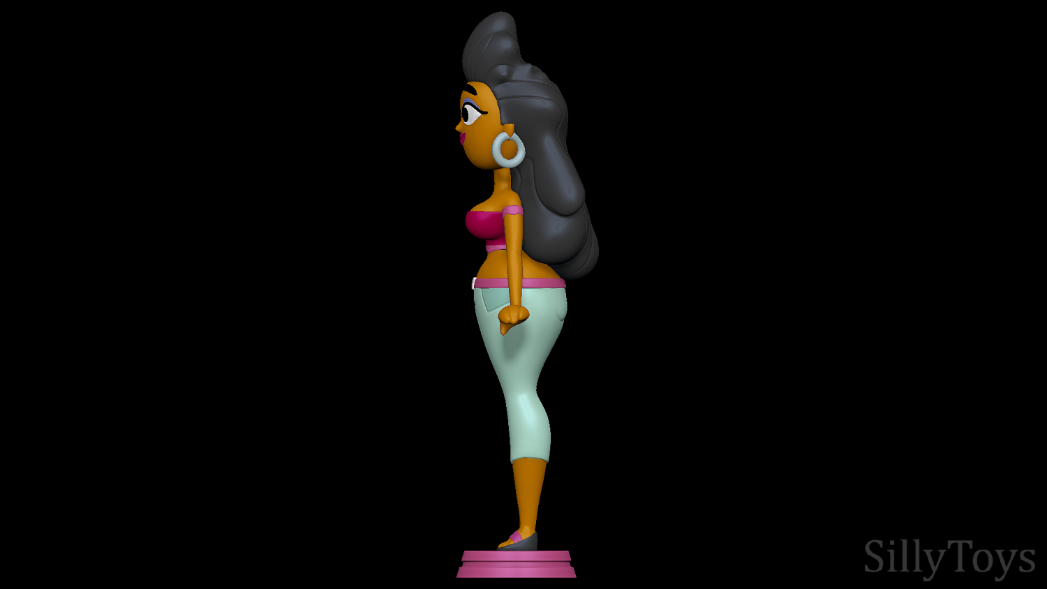 Gwen Swimsuit - Total Drama 3D Print Model in Woman 3DExport