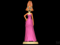 Diane Foxington in Pink Dress - The Bad Guys 3D Print Models