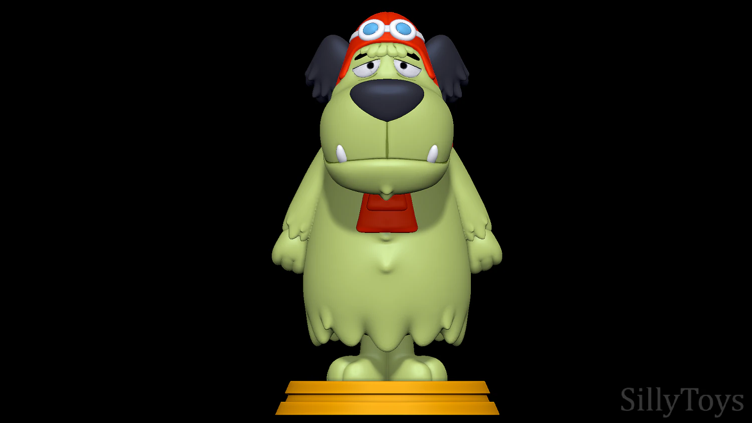 Muttley - Wacky Races 3D Print Model .c4d .max .obj .3ds .fbx .stl .blend 