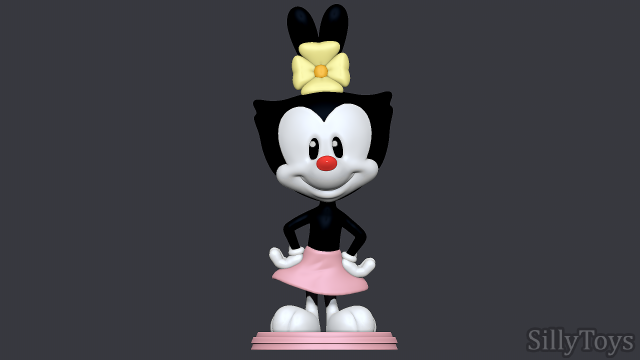 Dot Warner - Animaniacs Modelo de Impressão 3D .c4d .max .obj .3ds .fbx .stl .blend 