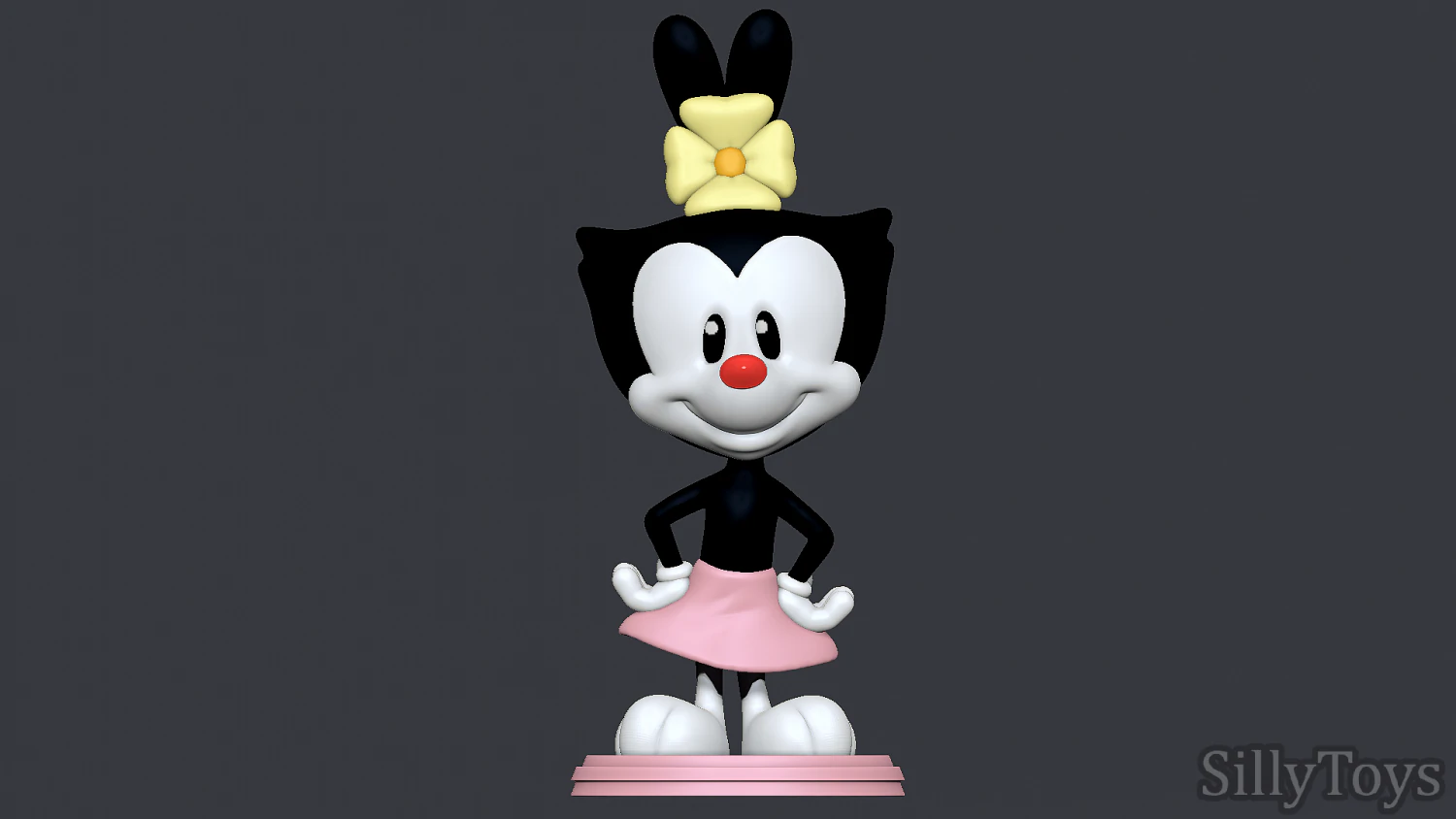 ドット ワーナー - アニマニアックス 3Dプリントモデル .c4d .max .obj .3ds .fbx .stl .blend 