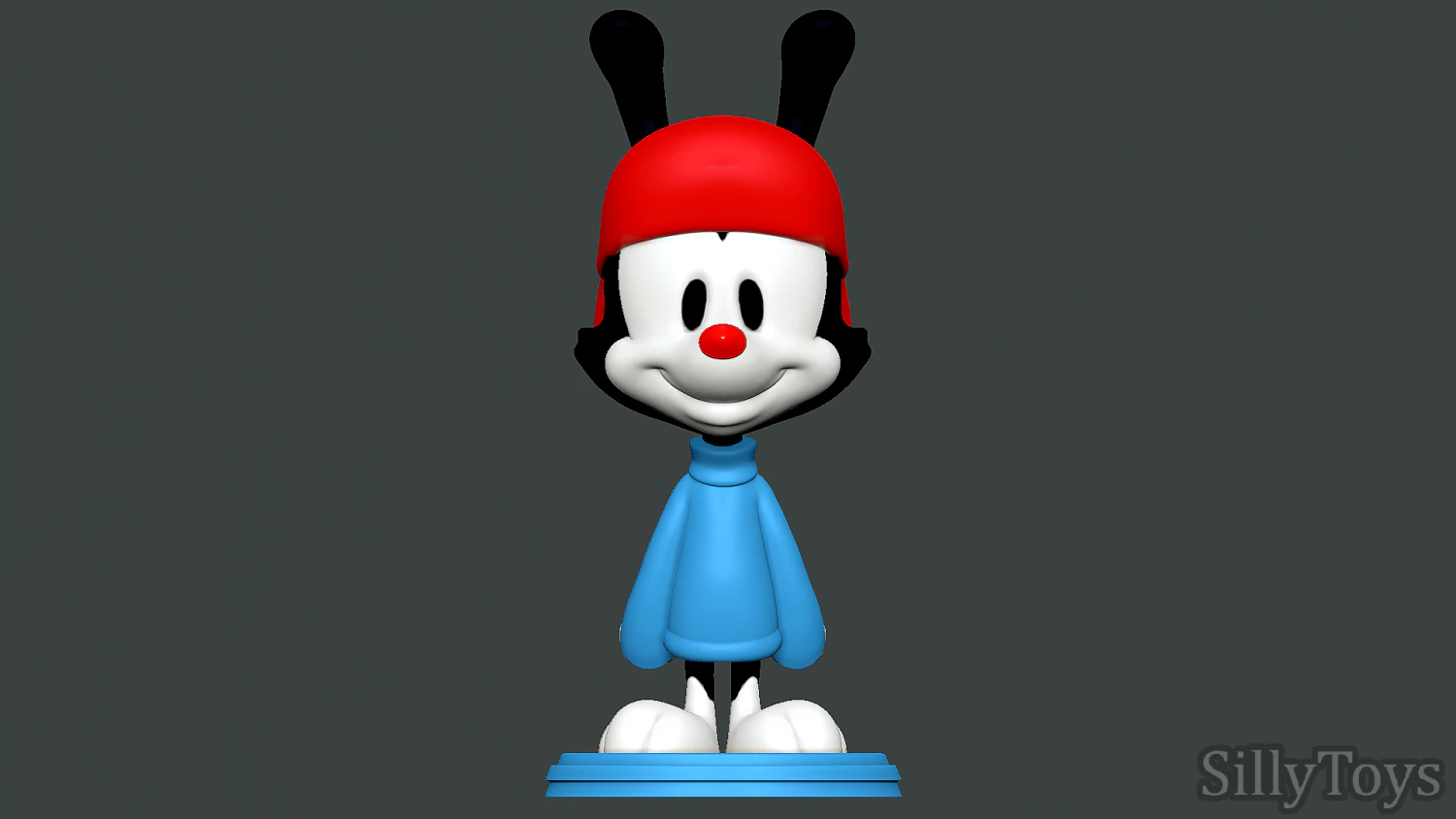 Wakko Warner - Animaniacs 3D Print Model .c4d .max .obj .3ds .fbx .stl .blend