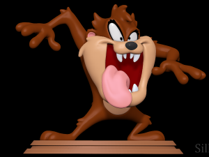 Tasmanian Devil - Looney Tunes 3D 打印模型