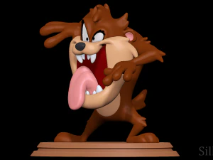 Tasmanian Devil - Looney Tunes 3D Print Model