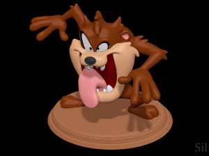 Tasmanian Devil - Looney Tunes 3D Print Model