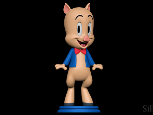 Porky Pig - Looney Tunes 3D printmodel